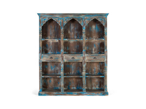 Полка из манго с ящиками