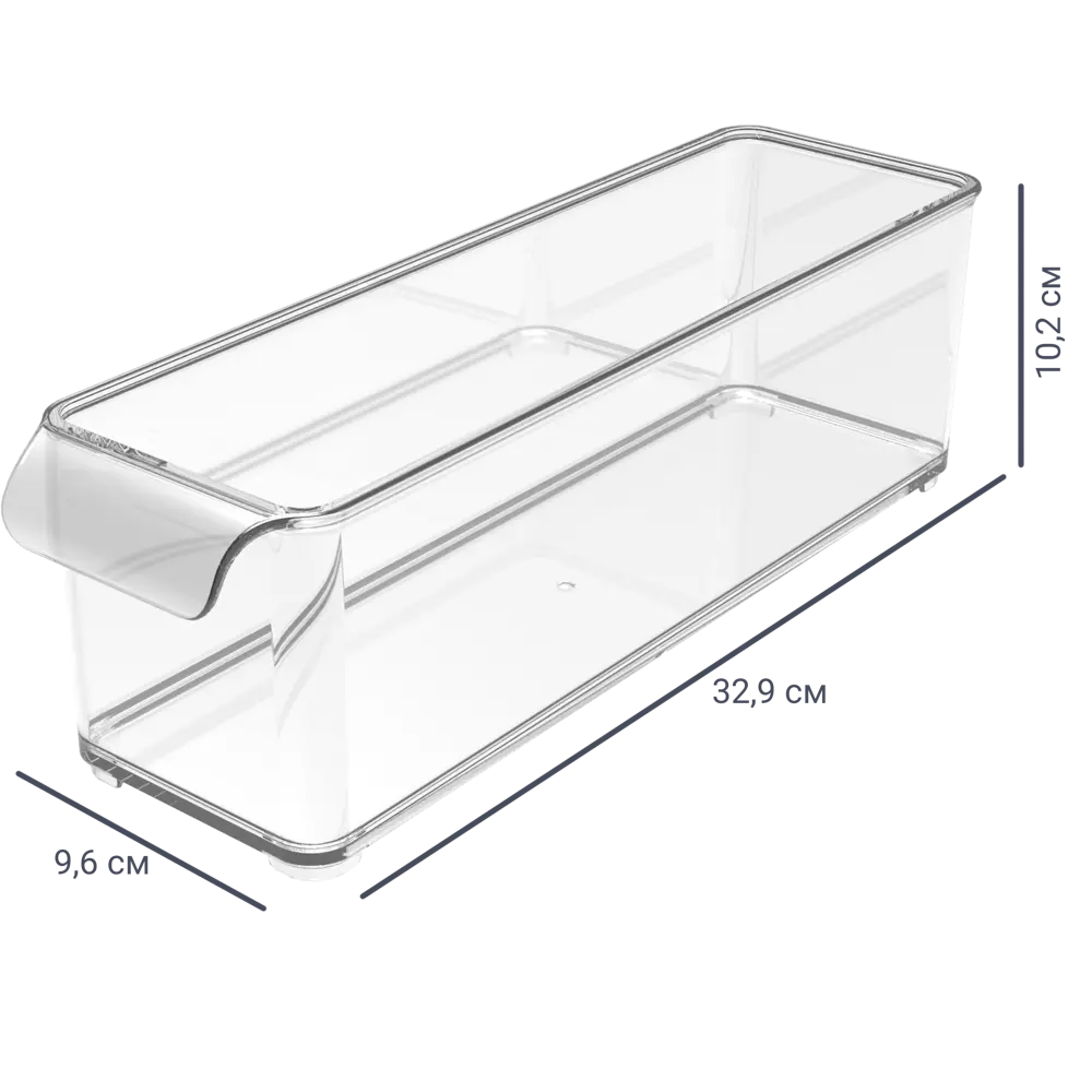 Органайзер BEROSSI прозрачный 2.4 л для систем хранения 82742925 STLM-0035281