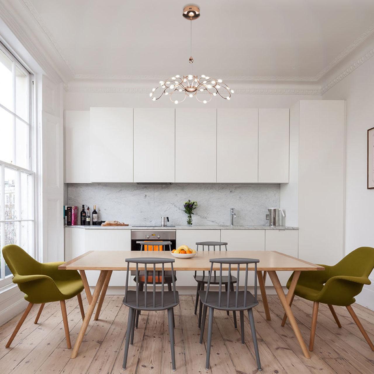 Подвесной светодиодный светильник Bogates Drops 441/1 BOGATES ДИЗАЙНЕРСКИЕ, DROPS 276497 Золотой  - Вид №1