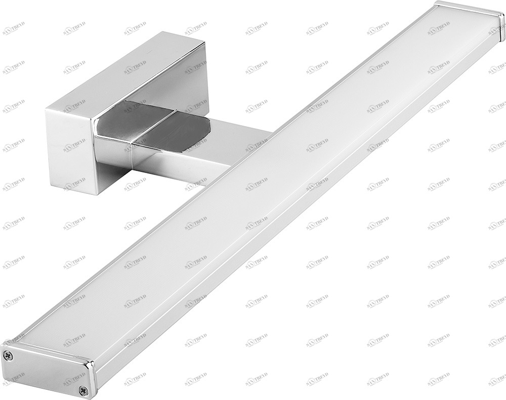 Подсветка светодиодная для зеркала в алюминиевом корпусе хром 40 см Feron 29661 FERON  00-3955630 Хром 