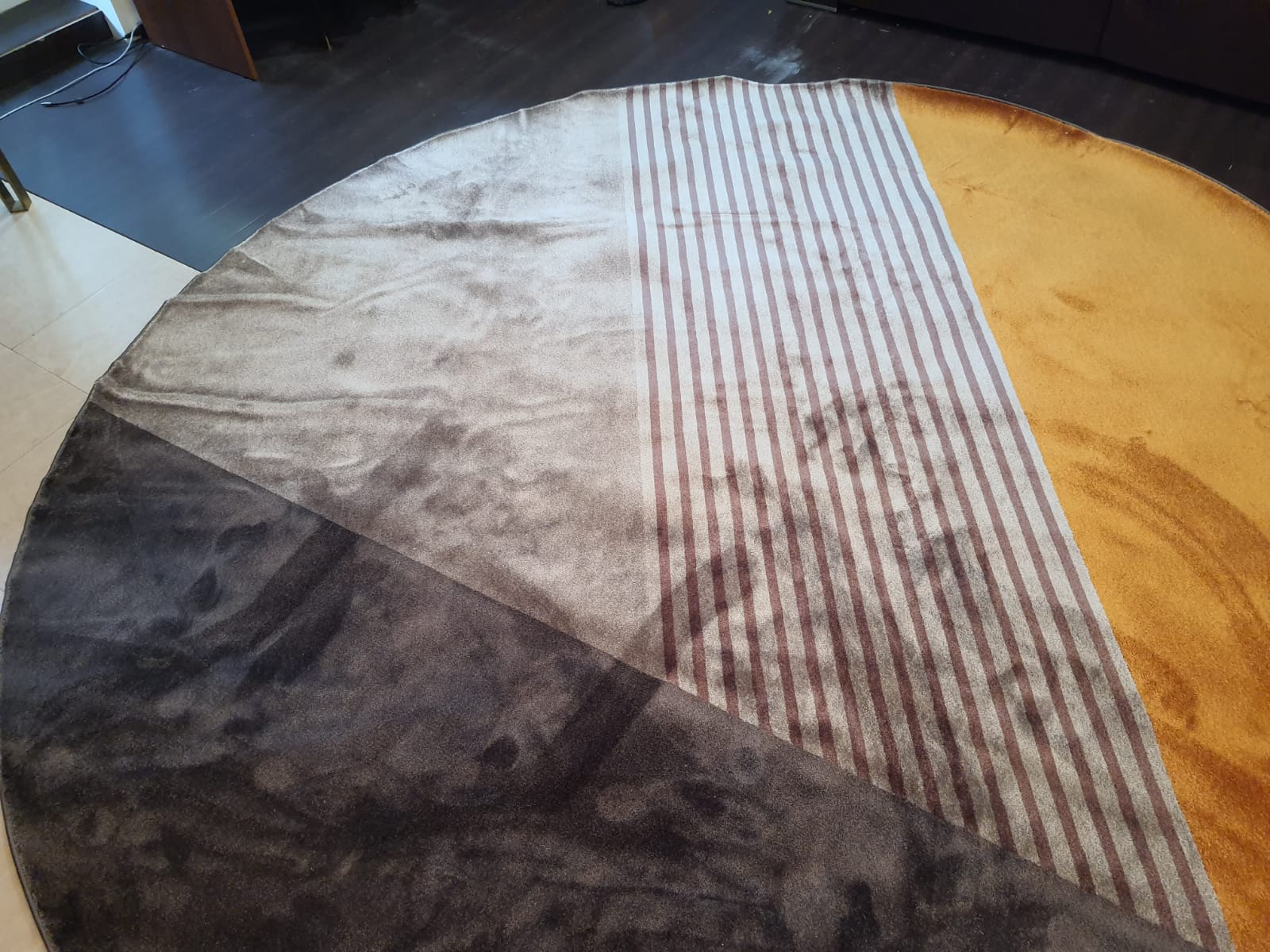 PROF Ковер в наличии из полиамида круглый диаметр 3 метра U0280S - Вид №14