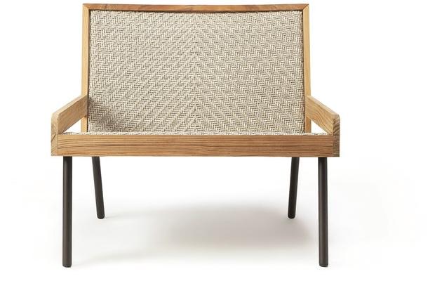 Ethimo Кресло из тика и полипропиленовой веревки с подлокотниками Allaperto sun-id-1368903 - Вид №1