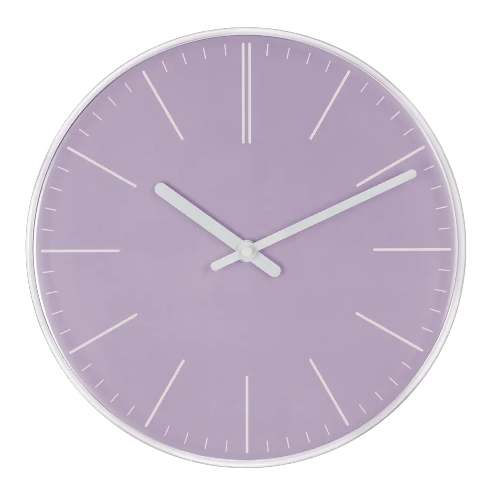 Часы настенные Troykatime 52000574 круглые пластик цвет лавандовый ø30 см DESIGN FASНION STLM-2066481 - Вид №1
