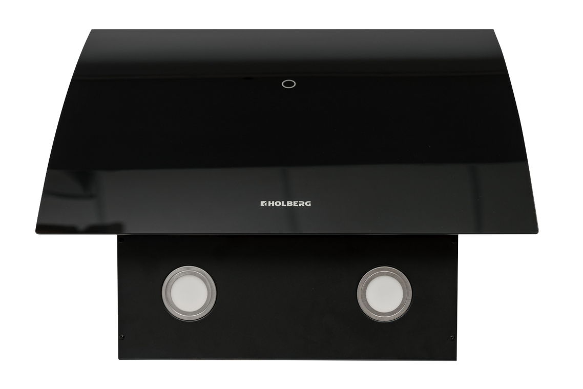 9118243 Вытяжка наклонная HOLBERG LUNA 600TBL черный STDN-0053177