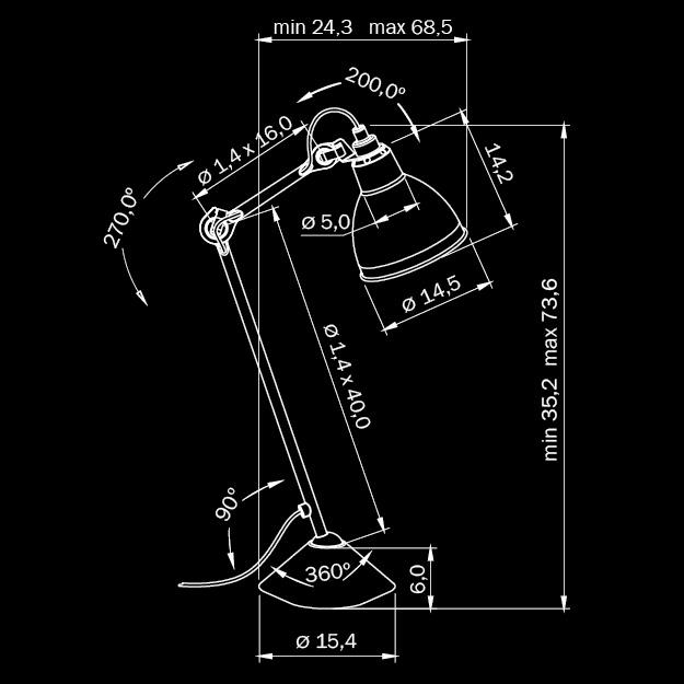 Настольная лампа Lightstar Loft 765917 LIGHTSTAR КЛАССИЧЕСКИЕ 079508 Черный  - Вид №1