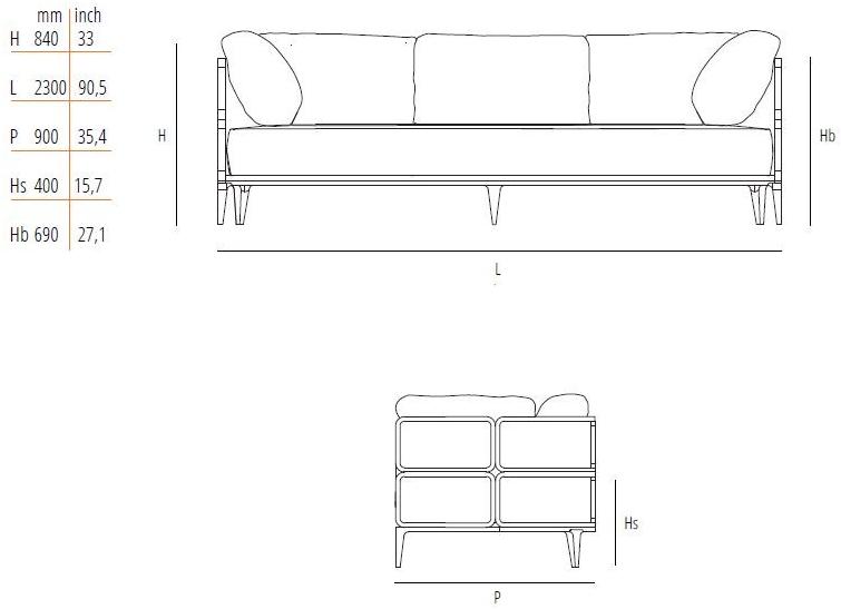 Wiener GTV Design Диван из ткани sun-id-1386380 - Вид №9