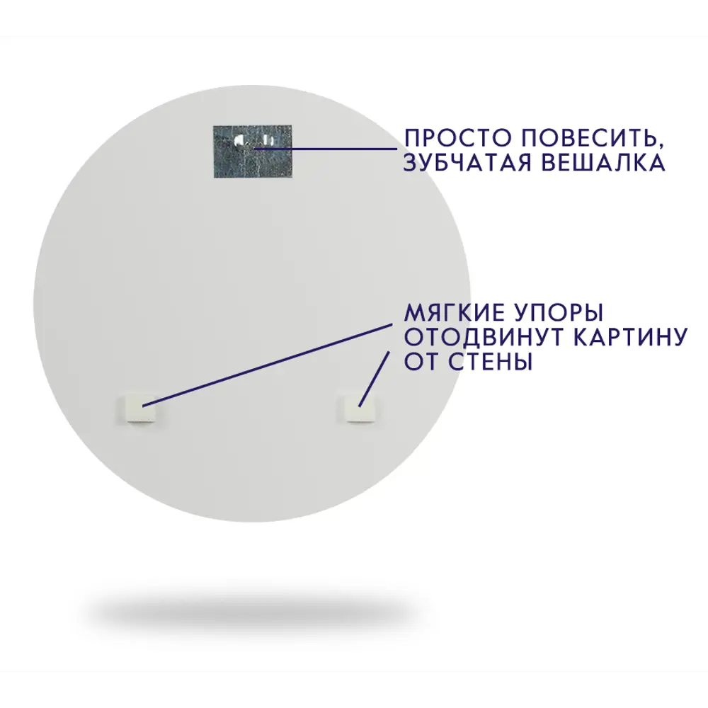 Картина на стекле Postermarket Прикосновение 40x40 см STLM-2162973 - Вид №1