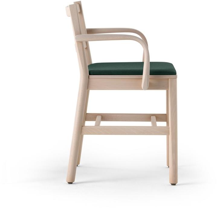 TrabA' Стул из бука со встроенной подушкой Julie 0021-imb-ar - Вид №1
