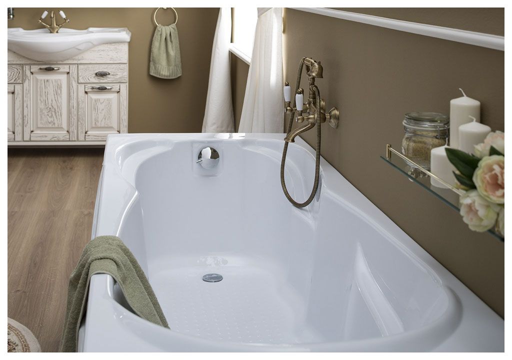 Акриловая ванна Aquanet Viola 180x75 (+ шторка Aquanet Alfa 4 NF6222-pivot) 0020404700196049 - Вид №5