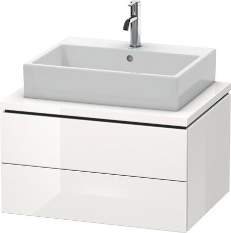 LC581608989 L-Cube Тумбочка для консоли Фланелево-серый глянцевый лак Duravit - Вид №2