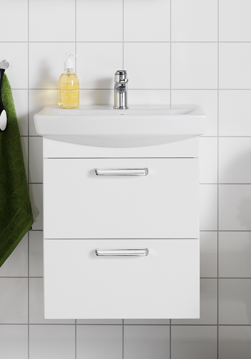 1751405 Life 600 M Шкаф И Коробка Умывальника Передняя Белая Ма ... Hafa  Белый 