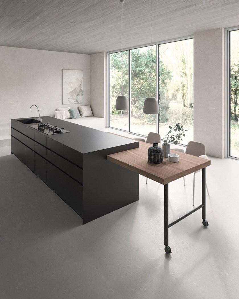 Alta Cucine Fenix-ntm® кухня с островом Sistema 22.2 sun-id-1495930 - Вид №4