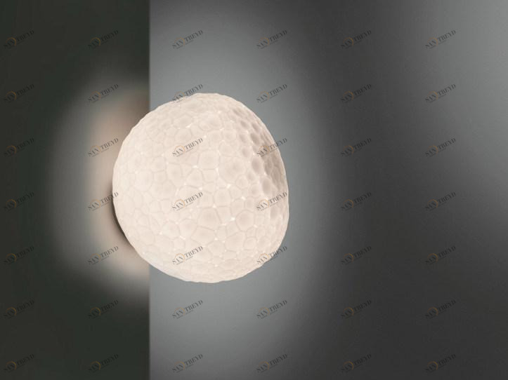 Artemide Настенный светильник из дутого стекла Meteorite sun-id-1424883