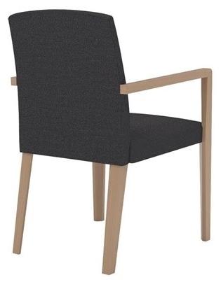 Andreu World Стул с обивкой и подлокотниками Cloé So7019 CLOE - Вид №1