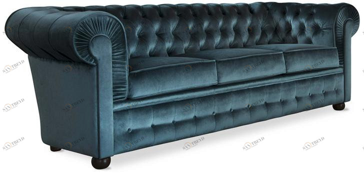 Domingo Salotti Тафтинговый 4-местный тканевый диван 800 sun-id-1434244