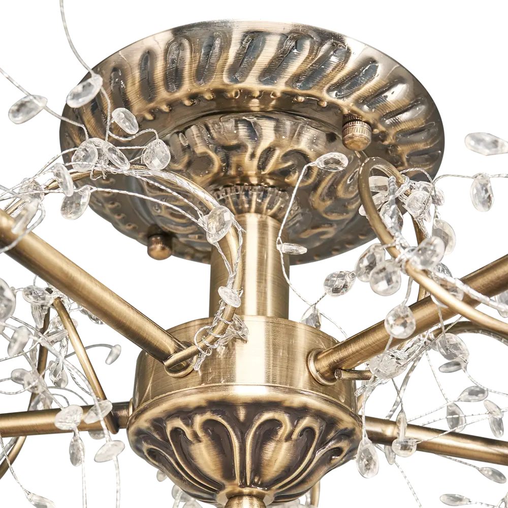 Люстра Clematis 5xE14x60 Вт LAMPLANDIA STLM-2016654 - Вид №4