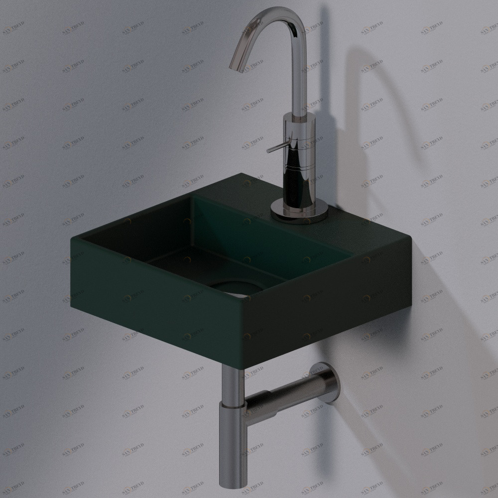 L318T0R1V1.143 Подвесная раковина настенная прямоугольная A. e T. Italia ACQUAFREDDA AeT ITALIA