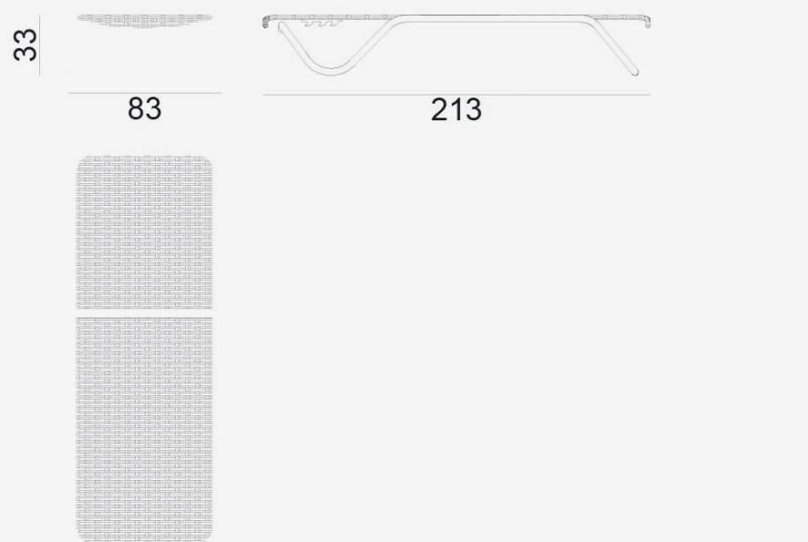 Gervasoni Складной садовый шезлонг из полиэстера Gervasoni outdoor sun-id-1469585 - Вид №5