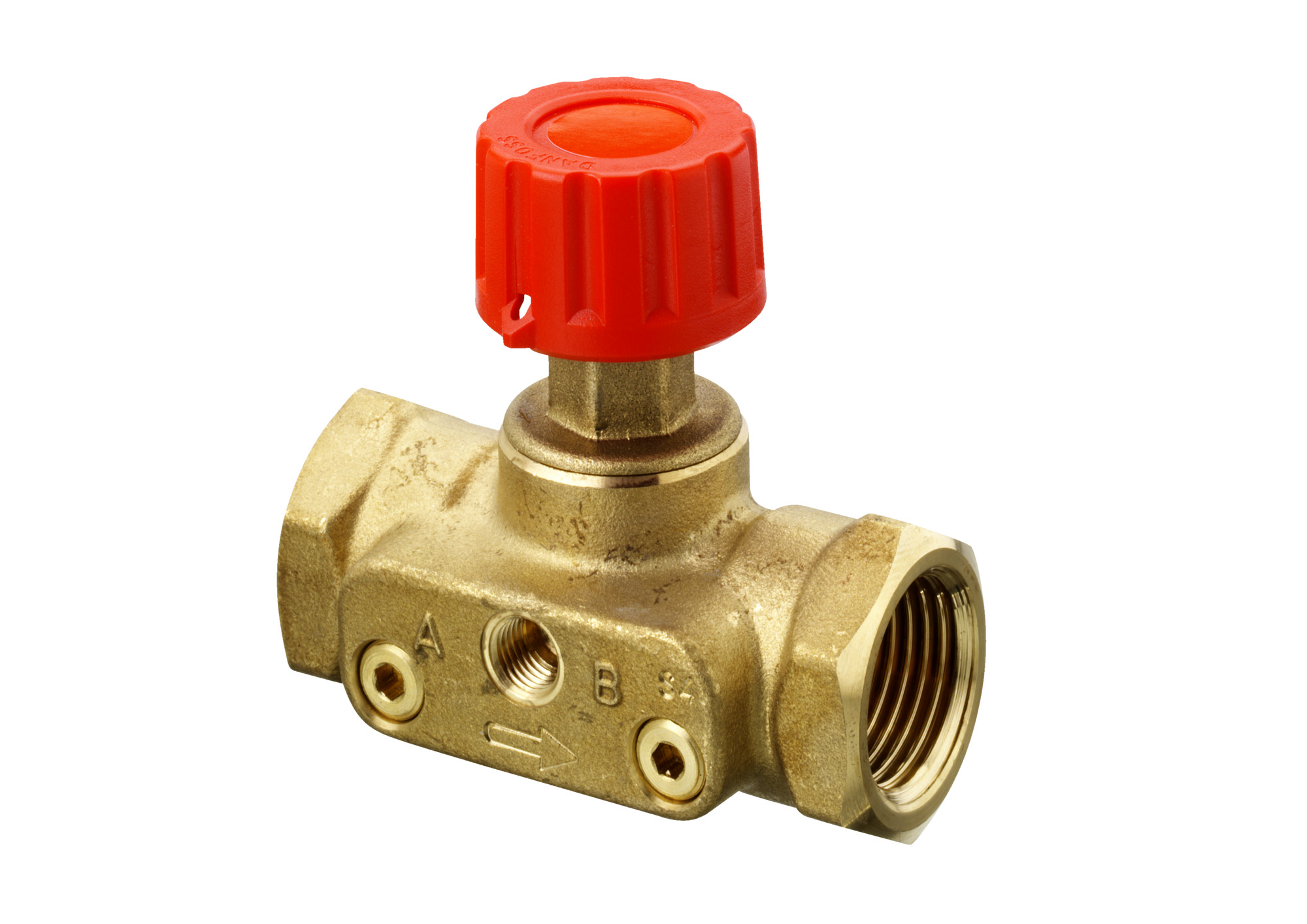 Danfoss Ручной запорный клапан CDT с внутренней резьбой CDT Клапан запорный DN 25 003Z7693  - Вид №32