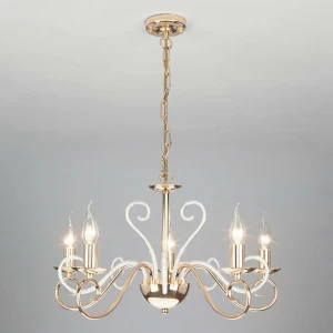 Подвесная люстра Eurosvet Silva 60090/5 золото EUROSVET SILVA 187566 Золотой