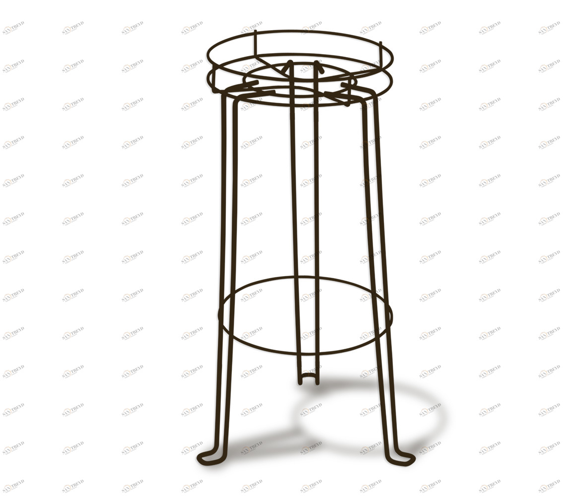 Подставка для цветов Rapsodiya чёрная SHEFFILTON ПОДСТАВКИ ДЛЯ ЦВЕТОВ 015015 Чёрный 