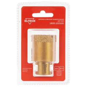 Алмазная коронка алмазная Elitech 1820.122100 9186958