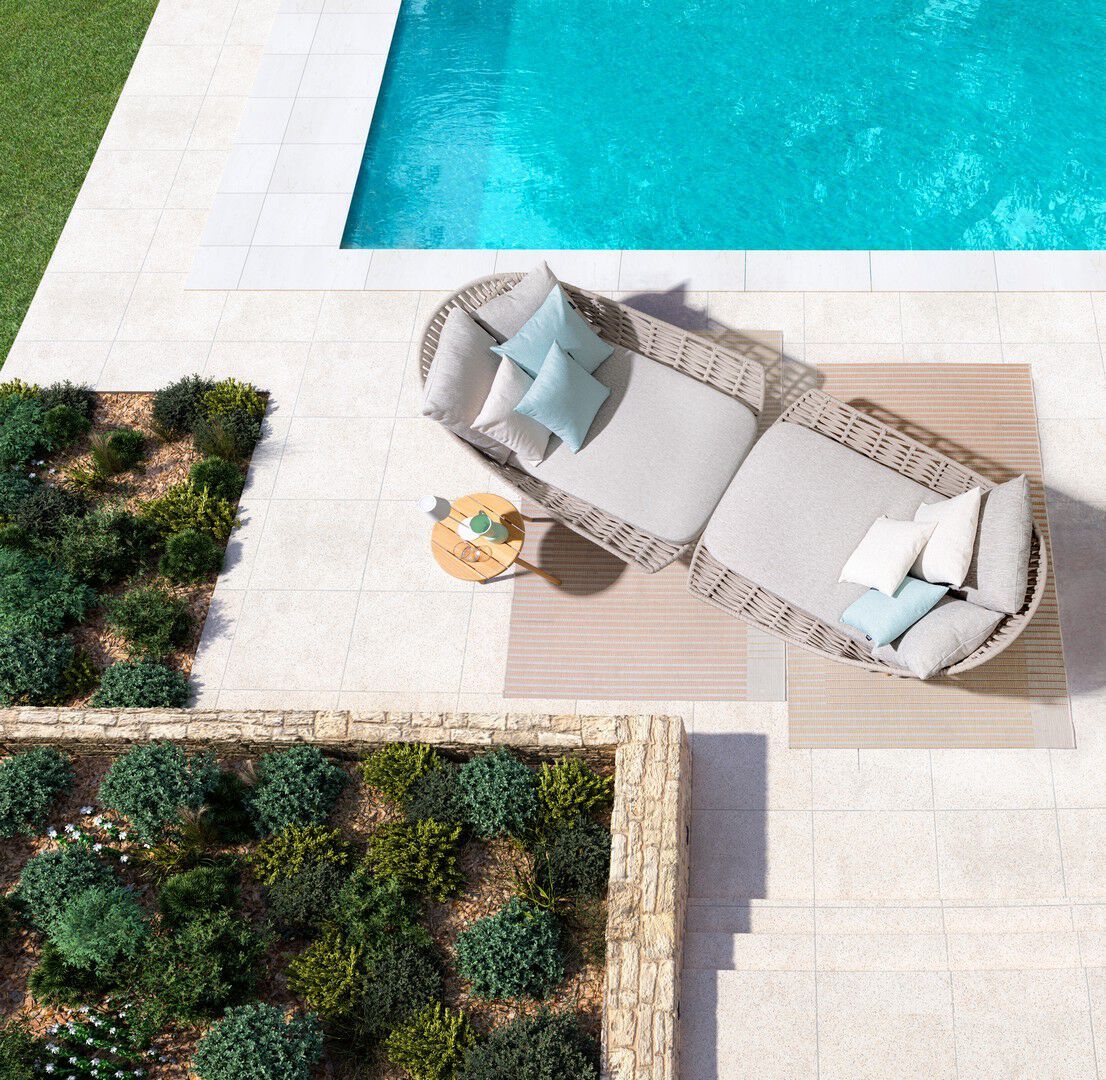 Садовая кровать из ткани и веревки BIZZOTTO Tamires ARCH-00041974 - Вид №3