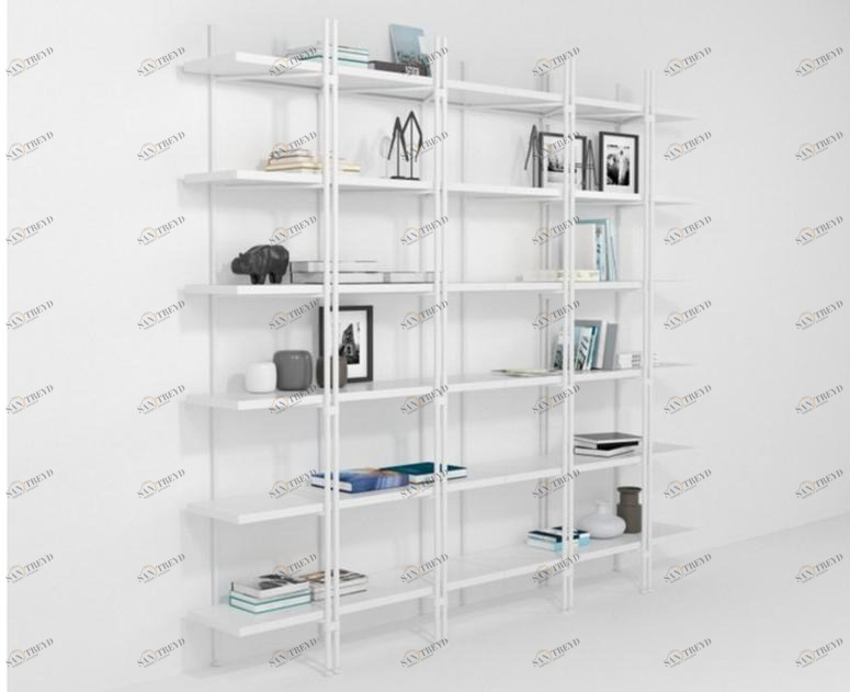 Barel Книжный шкаф из цельного железа и дерева sun-id-1348846