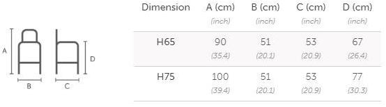 Midj Табурет высокий, обитый тканью, со спинкой Dalia sun-id-1393881 - Вид №1