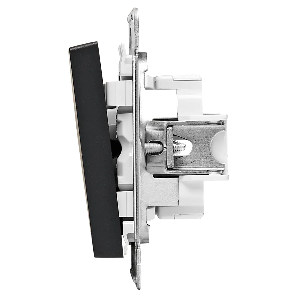 Выключатель встраиваемый Systeme Electric AtlasDesign 2 клавиши цвет базальт 89457206 STLM-2099261 - Вид №3