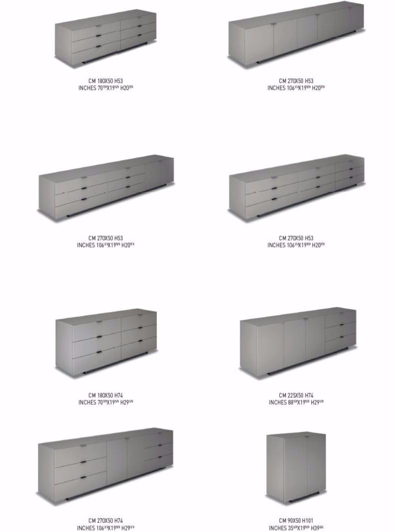 Minotti Лакированный буфет с распашными дверцами с ящиками Harvey line sun-id-1401205 - Вид №4