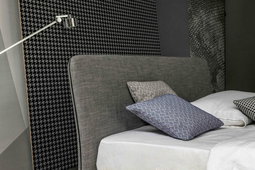 Bonaldo Двуспальная кровать из ткани с мягким изголовьем sun-id-1435318 - Вид №1