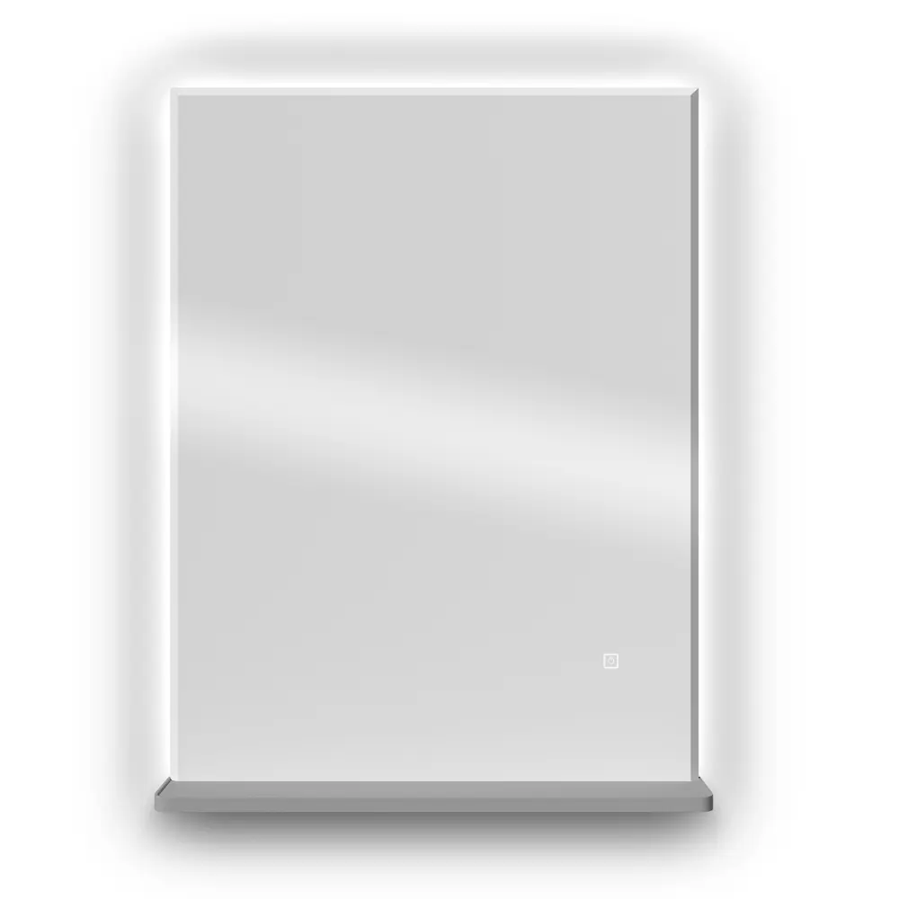 Зеркало для ванной с подсветкой Murano Grey Led 60х80 см 84439734 STLM-2070070 Santreyd Зеркало с LED-подсветкой - Вид №1
