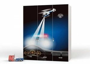 Шкаф ABC-KING 3х дверный Police