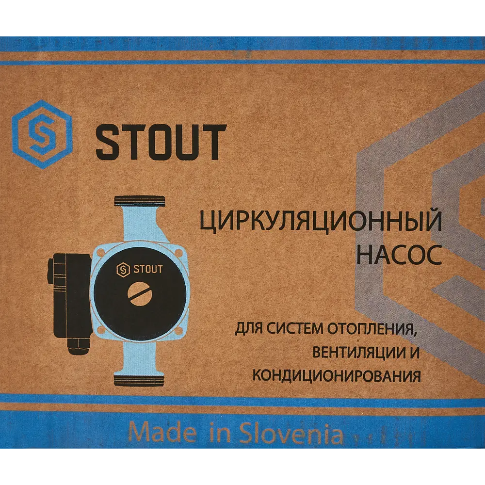 Циркуляционный насос Stout 25/6 180 мм с гайками 1 1/2" 84866033 STLM-2079120  - Вид №4