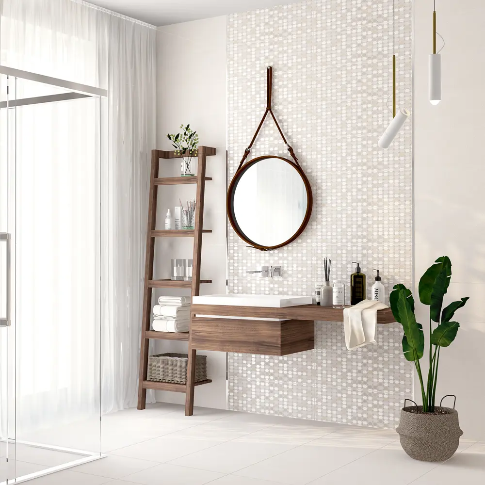Декор настенный Malwiya Geometry 24.2x70 см 0.17 м² цвет белый Santreyd STLM-2120024 - Вид №4