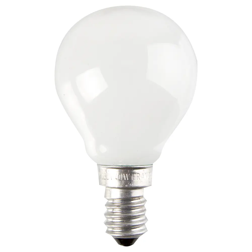 Лампа накаливания Osram шар E14 40 Вт матовая свет тёплый белый 12211956 STLM-2132003  - Вид №1