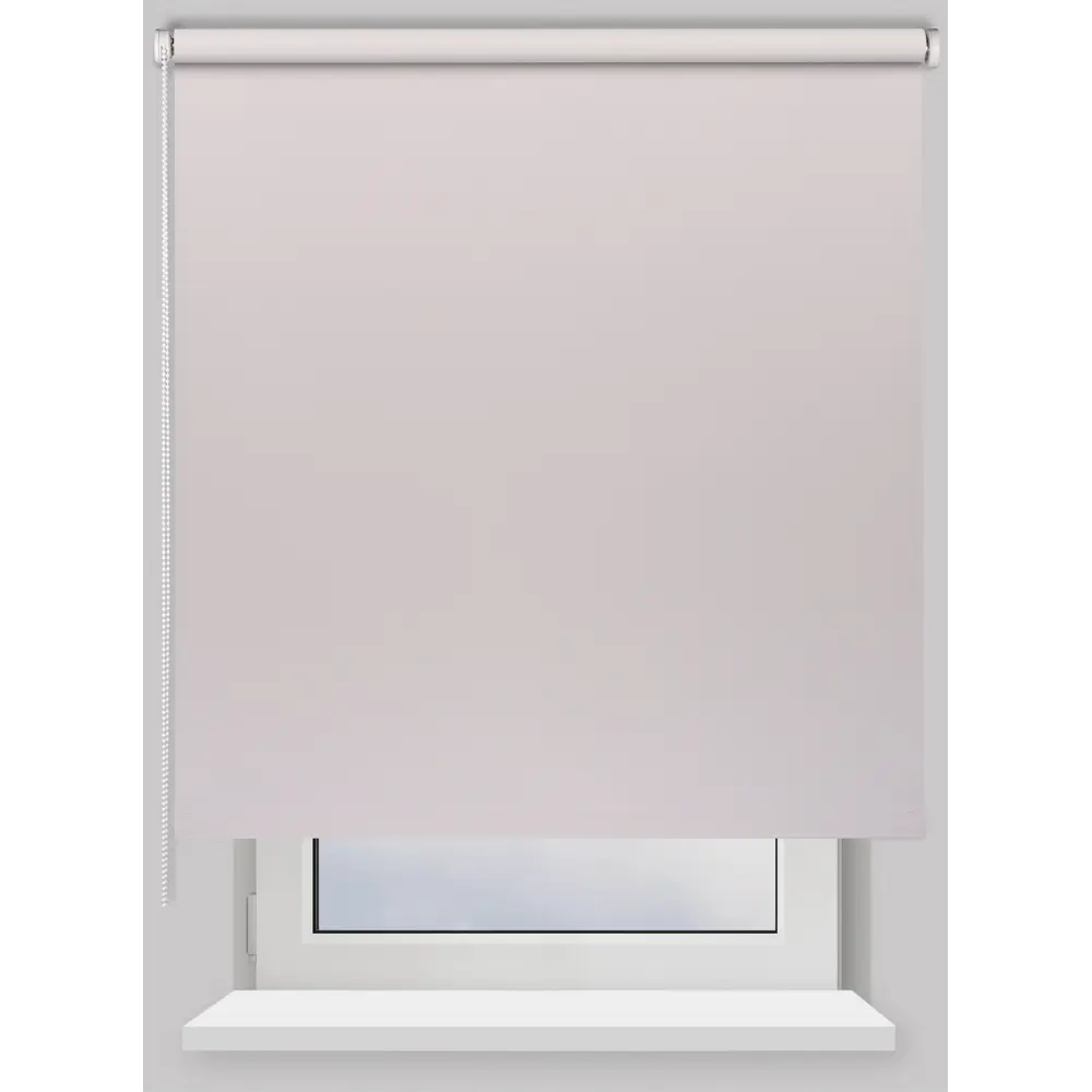 Штора рулонная Black Color 125x258 см светло-серая PRAKTO Блэкаут STLM-2107312