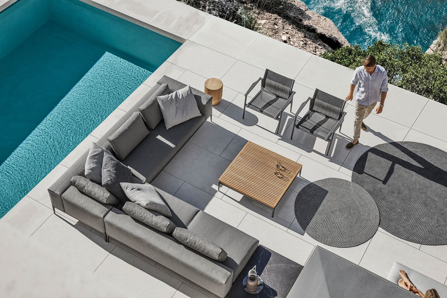 Ткань сад шезлонг Gloster сетка ARCH-00047578 - Вид №11