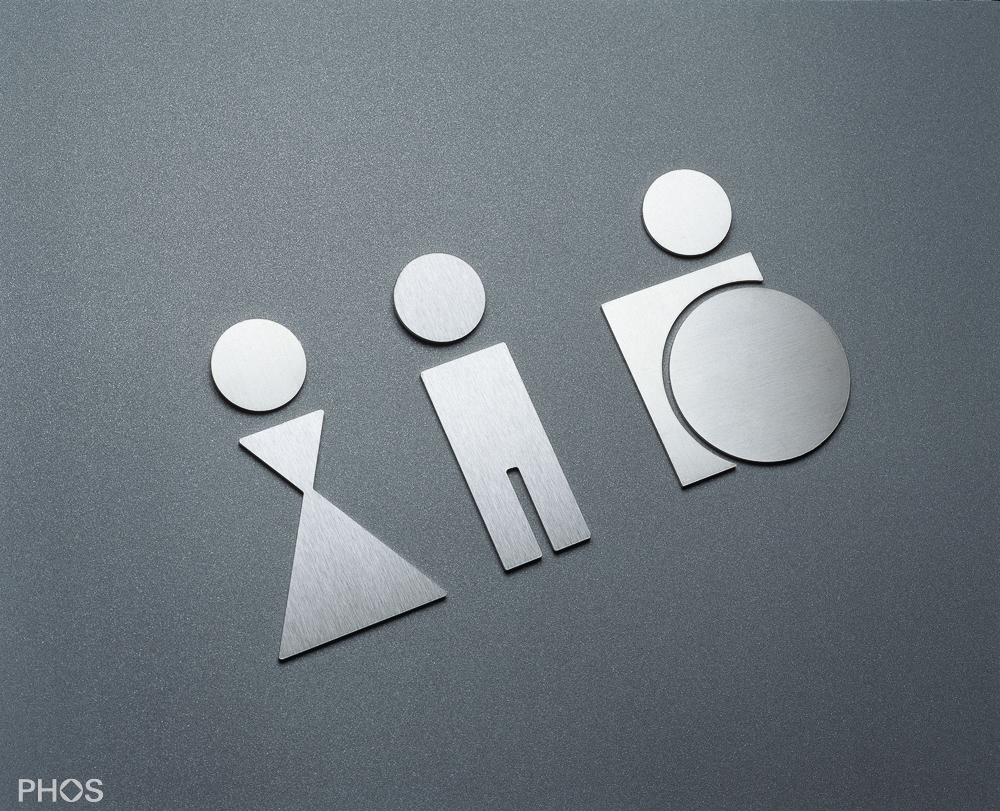 P0401 Пиктограмма женского туалета PHOS  - Вид №1