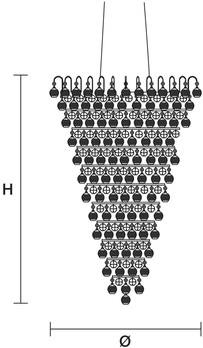 Masiero Подвесной светильник Impero & deco sun-id-1462186 - Вид №1