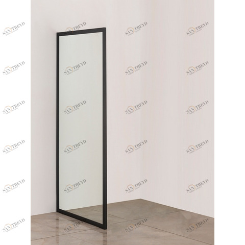 Orange E03-090TB Душевое ограждение (перегородка). Габариты 90х190 см. черный прозрачный sun-id-1517013