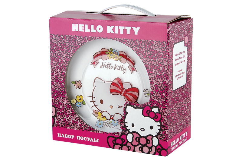 Набор Hello Kitty КОРАЛЛ HELLO KITTY 029586 Прозрачный  - Вид №1