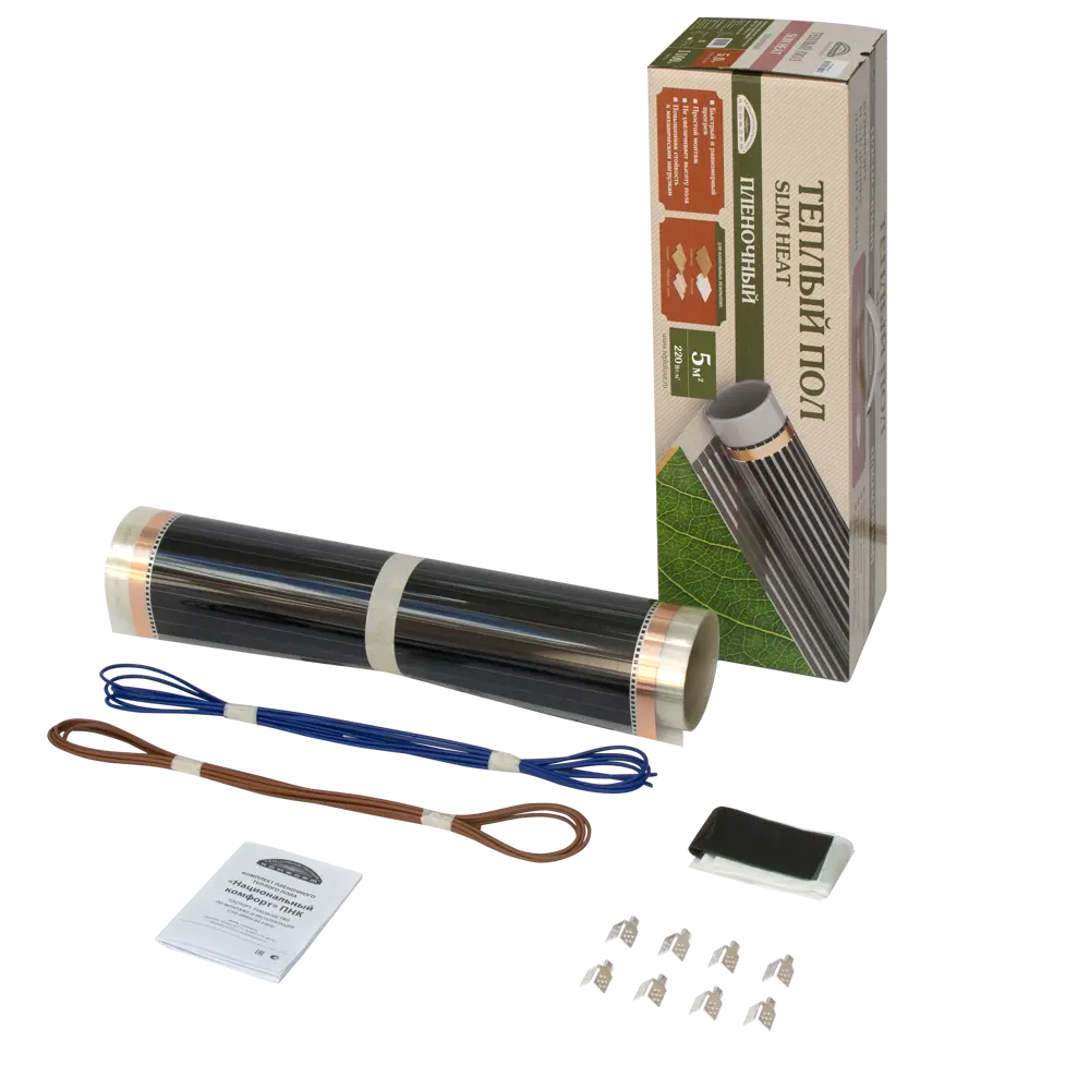 Инфракрасная пленка для теплого пола Теплолюкс Национальный комфорт 5 м², 1100 Вт STLM-2161036 - Вид №2