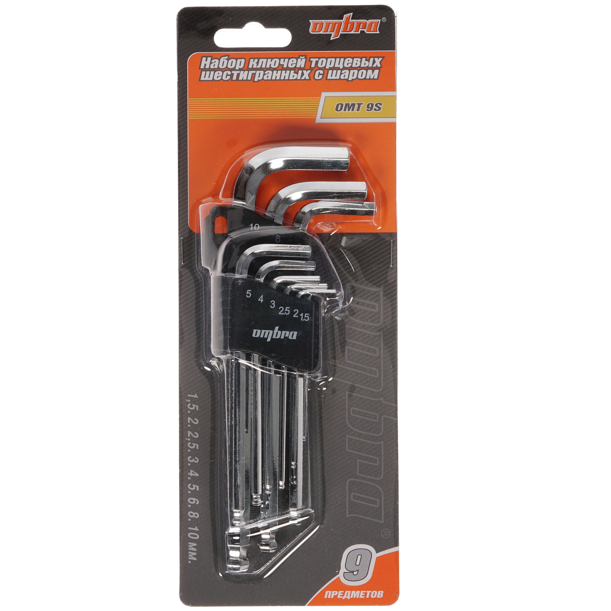 Набор ключей Ombra OMT9S 8185420 STDN-0086266 - Вид №4