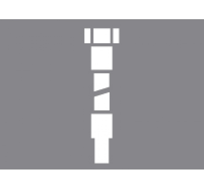 GW05 12 06 02 Genwec Вешалка двойная латунная "Lucentum Series" 