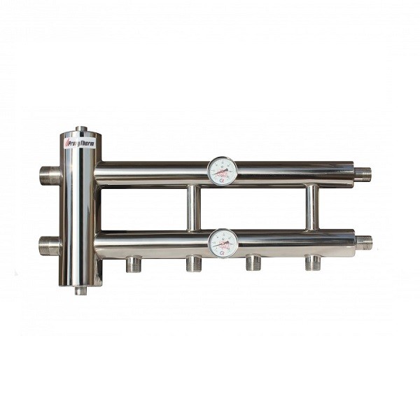 Купить Распределительный коллектор с гидрострелкой 120 кВт, 2+1 контур Прокситерм GSK4021 - Вид №5