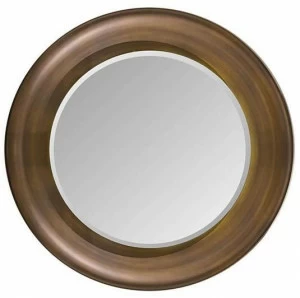 Turri Круглое деревянное зеркало в раме Melting light
