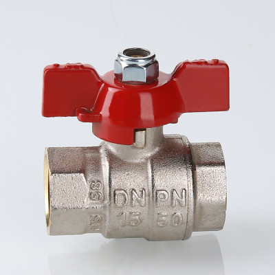 S.217.03 Кран шаровой ENOLGAS BASIC с ручкой «бабочкой» и внутренней резьбой Valtec 3/8"  - Вид №8