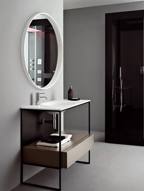 Kos by Zucchetti Тумба под умывальник из металла с ящиками Morphing sun-id-1466383 - Вид №3